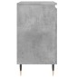 vidaXL Ντουλάπι Μπάνιου Γκρι Σκυροδεμ. 58 x 33 x 60 εκ. Επεξεργ. Ξύλο