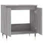 vidaXL Ντουλάπι Μπάνιου Γκρι Sonoma 58 x 33 x 60 εκ. από Επεξεργ. Ξύλο