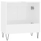 vidaXL Ντουλάπι Μπάνιου Γυαλ. Λευκό 58 x 33 x 60 εκ. από Επεξεργ. Ξύλο