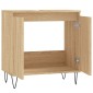 vidaXL Ντουλάπι Μπάνιου Sonoma Δρυς 58 x 33 x 60 εκ. από Επεξεργ. Ξύλο