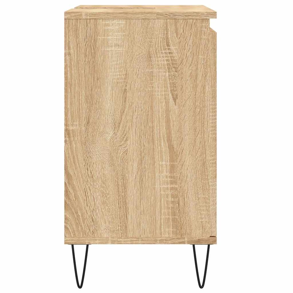 vidaXL Ντουλάπι Μπάνιου Sonoma Δρυς 58 x 33 x 60 εκ. από Επεξεργ. Ξύλο