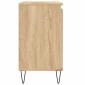 vidaXL Ντουλάπι Μπάνιου Sonoma Δρυς 58 x 33 x 60 εκ. από Επεξεργ. Ξύλο