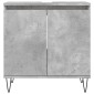 vidaXL Ντουλάπι Μπάνιου Γκρι Σκυροδεμ. 58 x 33 x 60 εκ. Επεξεργ. Ξύλο