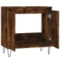 vidaXL Ντουλάπι Μπάνιου Καπνιστή Δρυς 58 x 33 x 60 εκ. Επεξεργ. Ξύλο