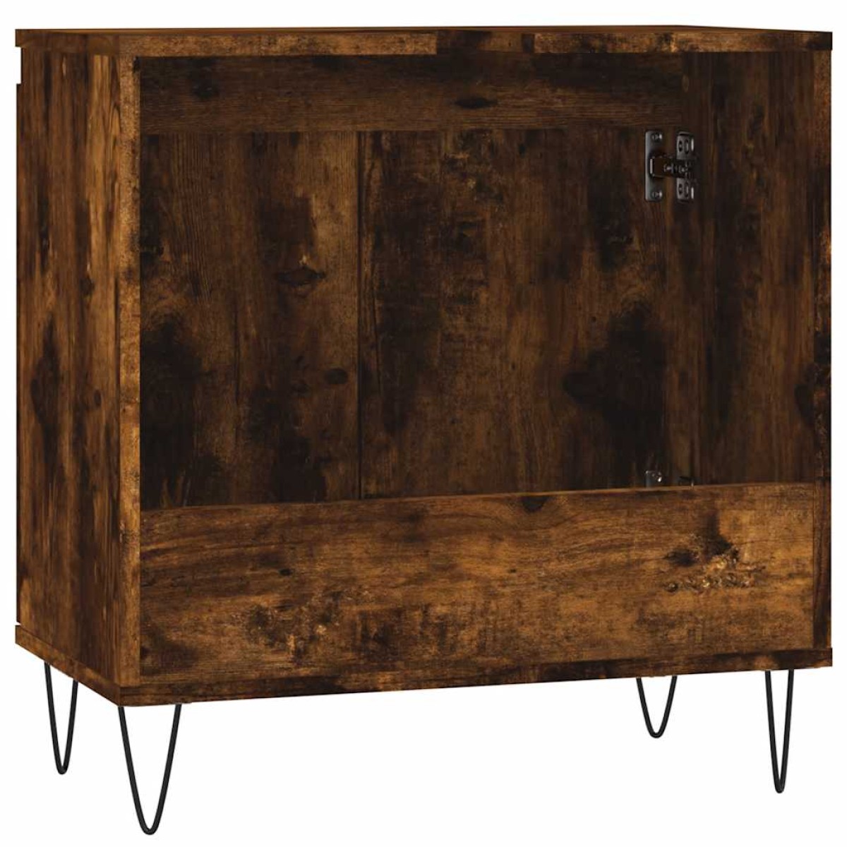 vidaXL Ντουλάπι Μπάνιου Καπνιστή Δρυς 58 x 33 x 60 εκ. Επεξεργ. Ξύλο