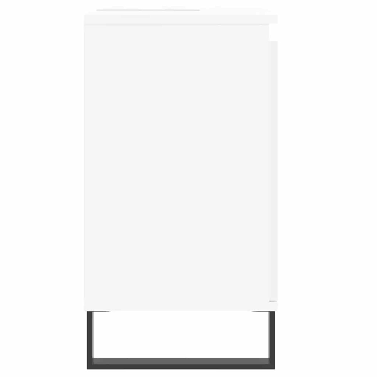 vidaXL Ντουλάπι Μπάνιου Λευκό 58 x 33 x 60 εκ. από Επεξεργασμένο Ξύλο