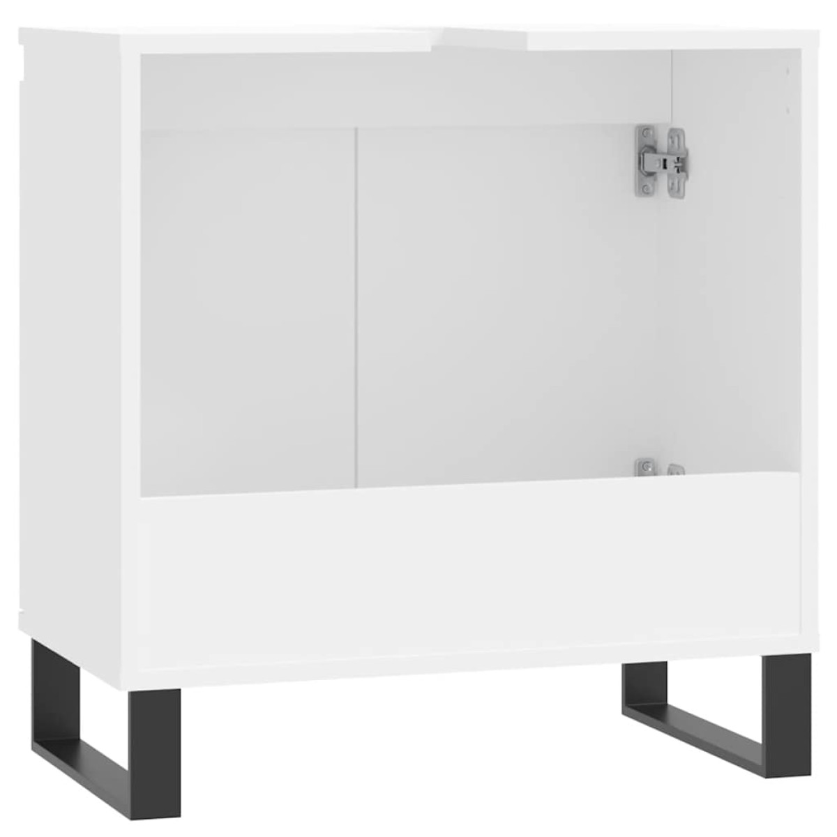 vidaXL Ντουλάπι Μπάνιου Λευκό 58 x 33 x 60 εκ. από Επεξεργασμένο Ξύλο