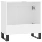 vidaXL Ντουλάπι Μπάνιου Λευκό 58 x 33 x 60 εκ. από Επεξεργασμένο Ξύλο