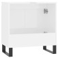 vidaXL Ντουλάπι Μπάνιου Γυαλ. Λευκό 58 x 33 x 60 εκ. από Επεξεργ. Ξύλο