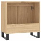 vidaXL Ντουλάπι Μπάνιου Sonoma Δρυς 58 x 33 x 60 εκ. από Επεξεργ. Ξύλο