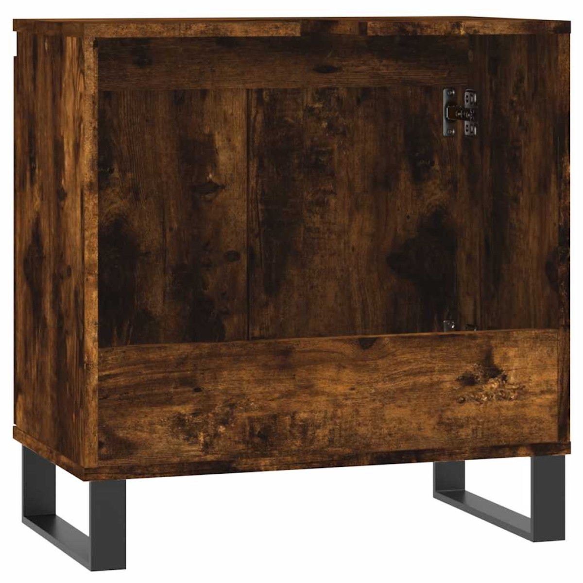 vidaXL Ντουλάπι Μπάνιου Καπνιστή Δρυς 58 x 33 x 60 εκ. Επεξεργ. Ξύλο