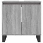 vidaXL Ντουλάπι Μπάνιου Γκρι Sonoma 58 x 33 x 60 εκ. από Επεξεργ. Ξύλο