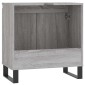 vidaXL Ντουλάπι Μπάνιου Γκρι Sonoma 58 x 33 x 60 εκ. από Επεξεργ. Ξύλο
