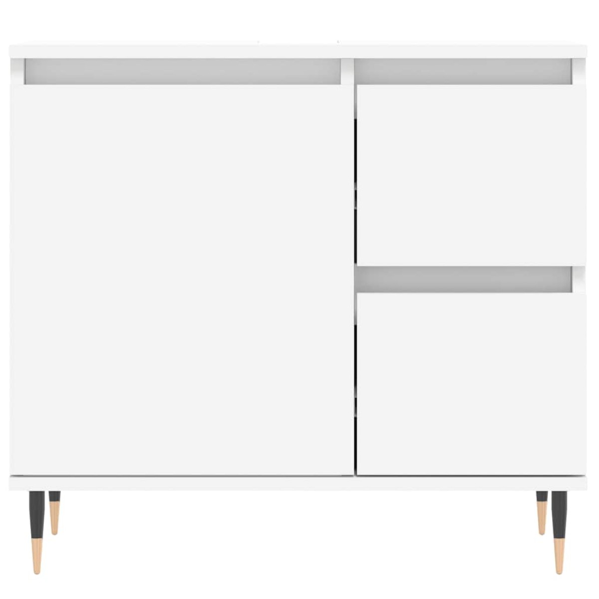 vidaXL Ντουλάπι Μπάνιου Λευκό 65 x 33 x 60 εκ. από Επεξεργασμένο Ξύλο