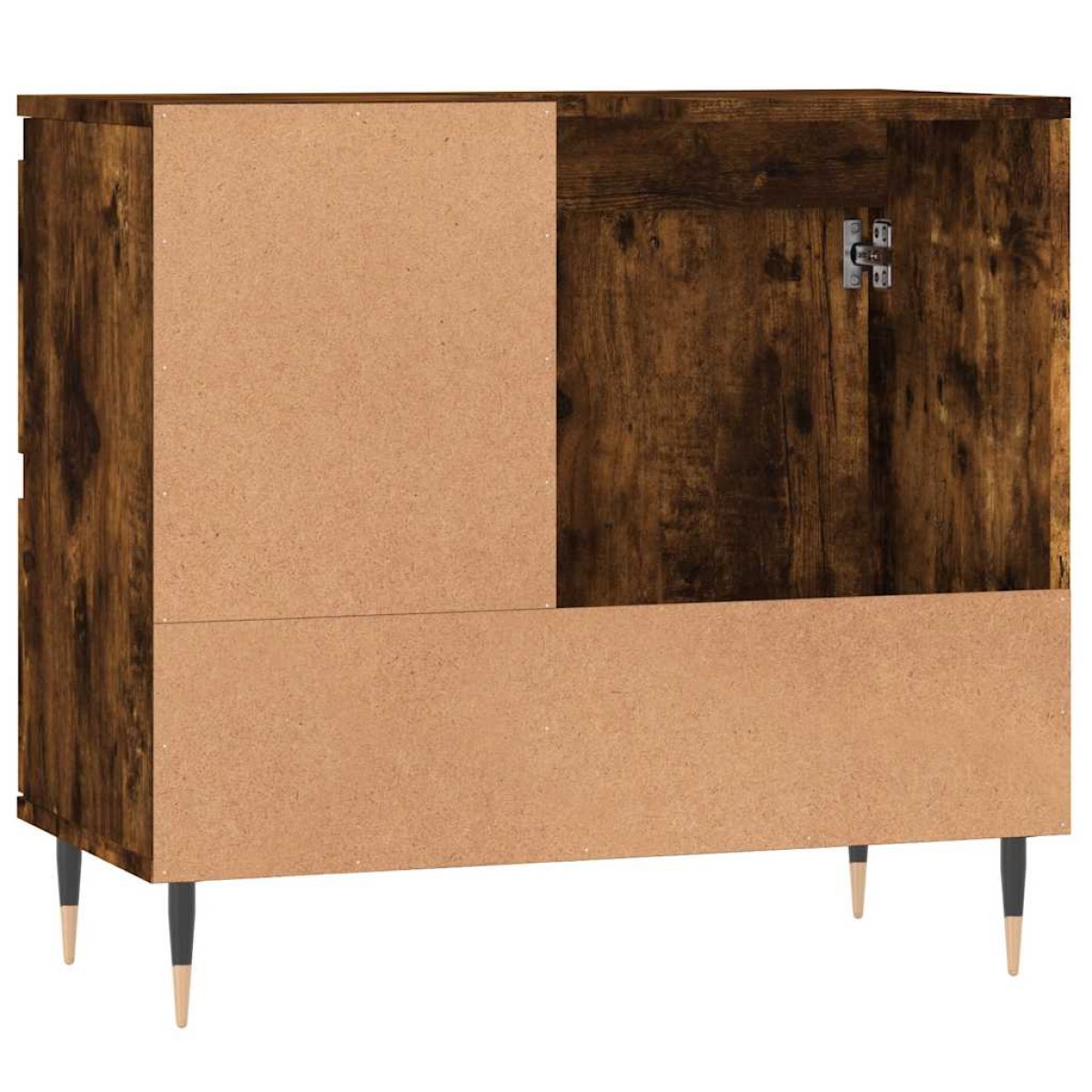 vidaXL Ντουλάπι Μπάνιου Καπνιστή Δρυς 65x33x60 εκ. Επεξεργασμένο Ξύλο