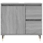 vidaXL Ντουλάπι Μπάνιου Γκρι Sonoma 65x33x60 εκ. Επεξεργασμένο Ξύλο