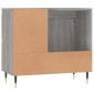 vidaXL Ντουλάπι Μπάνιου Γκρι Sonoma 65x33x60 εκ. Επεξεργασμένο Ξύλο