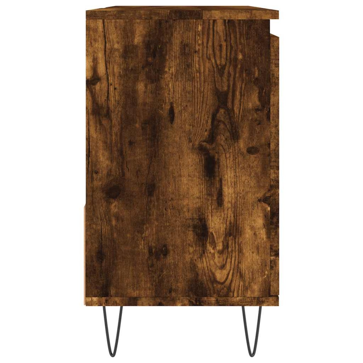 vidaXL Ντουλάπι Μπάνιου Καπνιστή Δρυς 65x33x60 εκ. Επεξεργασμένο Ξύλο