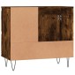 vidaXL Ντουλάπι Μπάνιου Καπνιστή Δρυς 65x33x60 εκ. Επεξεργασμένο Ξύλο