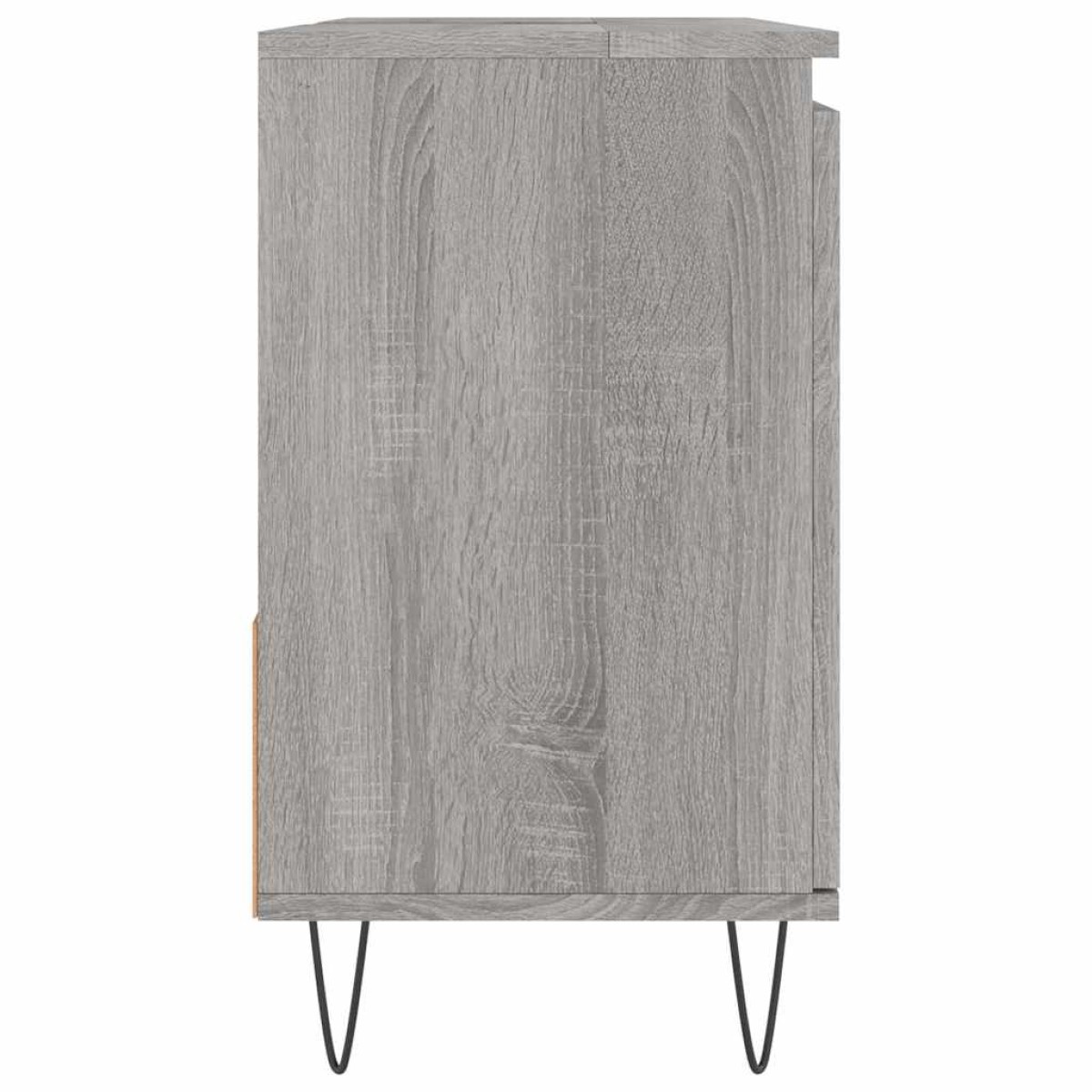 vidaXL Ντουλάπι Μπάνιου Γκρι Sonoma 65x33x60 εκ. Επεξεργασμένο Ξύλο