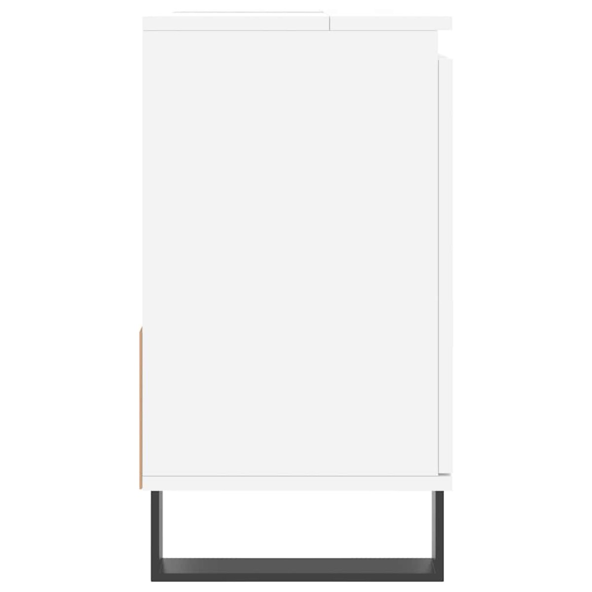 vidaXL Ντουλάπι Μπάνιου Λευκό 65 x 33 x 60 εκ. από Επεξεργασμένο Ξύλο