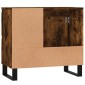 vidaXL Ντουλάπι Μπάνιου Καπνιστή Δρυς 65x33x60 εκ. Επεξεργασμένο Ξύλο
