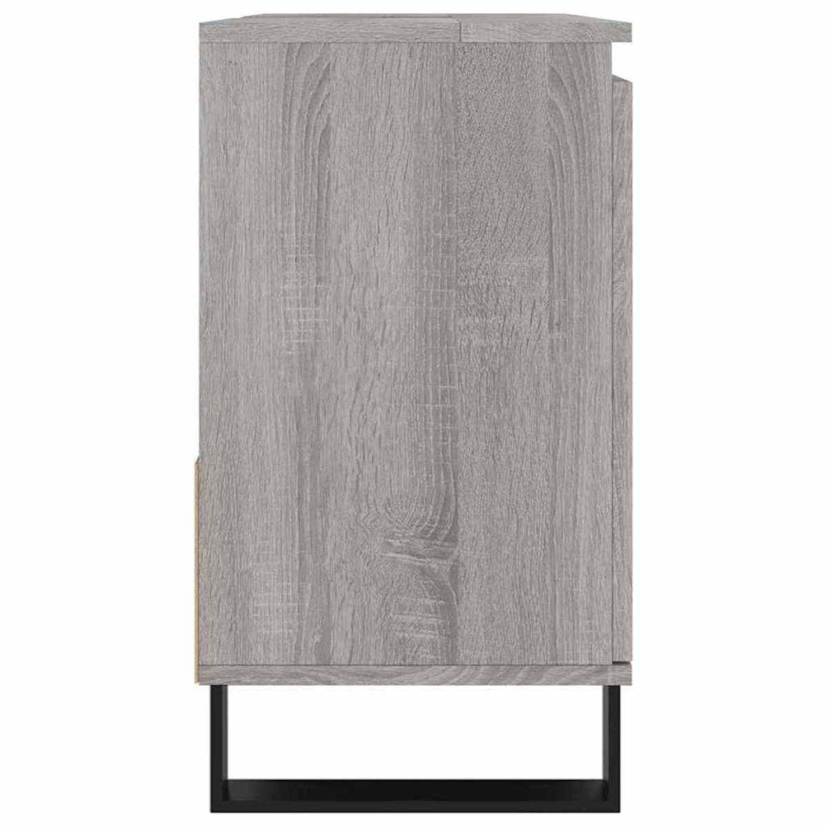 vidaXL Ντουλάπι Μπάνιου Γκρι Sonoma 65x33x60 εκ. Επεξεργασμένο Ξύλο