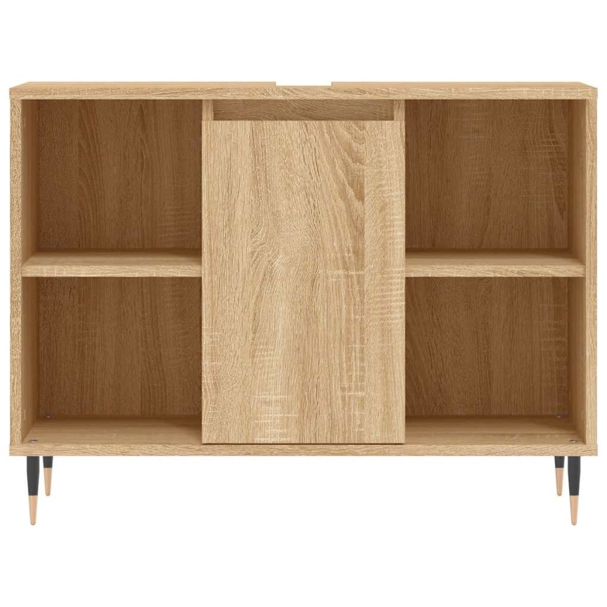 vidaXL Ντουλάπι Μπάνιου Sonoma Δρυς 80 x 33 x 60 εκ. από Επεξεργ. Ξύλο