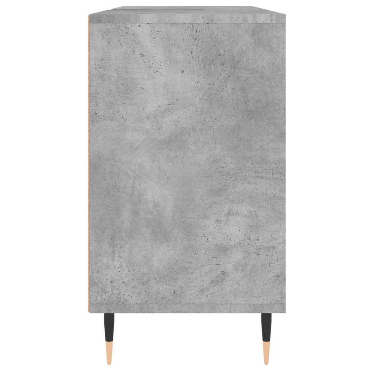 vidaXL Ντουλάπι Μπάνιου Γκρι Σκυροδέματος 80x33x60 εκ. Επεξ. Ξύλο