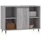 vidaXL Ντουλάπι Μπάνιου Γκρι Sonoma 80 x 33 x 60 εκ. από Επεξεργ. Ξύλο