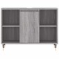 vidaXL Ντουλάπι Μπάνιου Γκρι Sonoma 80 x 33 x 60 εκ. από Επεξεργ. Ξύλο