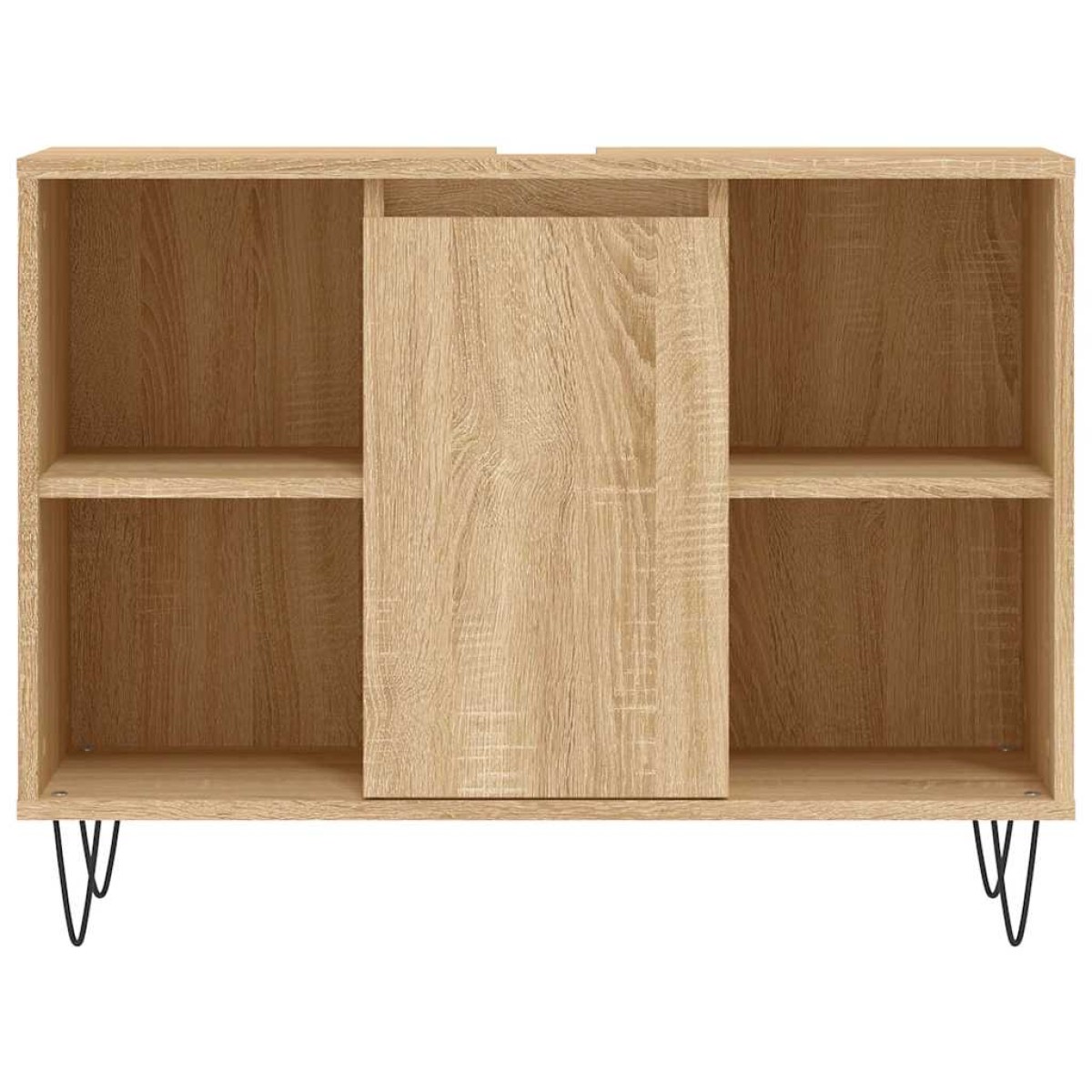 vidaXL Ντουλάπι Μπάνιου Sonoma Δρυς 80 x 33 x 60 εκ. από Επεξεργ. Ξύλο
