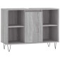 vidaXL Ντουλάπι Μπάνιου Γκρι Sonoma 80 x 33 x 60 εκ. από Επεξεργ. Ξύλο