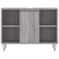 vidaXL Ντουλάπι Μπάνιου Γκρι Sonoma 80 x 33 x 60 εκ. από Επεξεργ. Ξύλο