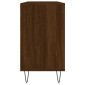 vidaXL Ντουλάπι Μπάνιου Καφέ Δρυς 80 x 33 x 60 εκ. Επεξεργασμένο Ξύλο