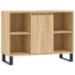 vidaXL Ντουλάπι Μπάνιου Sonoma Δρυς 80 x 33 x 60 εκ. από Επεξεργ. Ξύλο