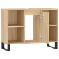 vidaXL Ντουλάπι Μπάνιου Sonoma Δρυς 80 x 33 x 60 εκ. από Επεξεργ. Ξύλο