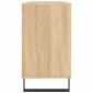 vidaXL Ντουλάπι Μπάνιου Sonoma Δρυς 80 x 33 x 60 εκ. από Επεξεργ. Ξύλο