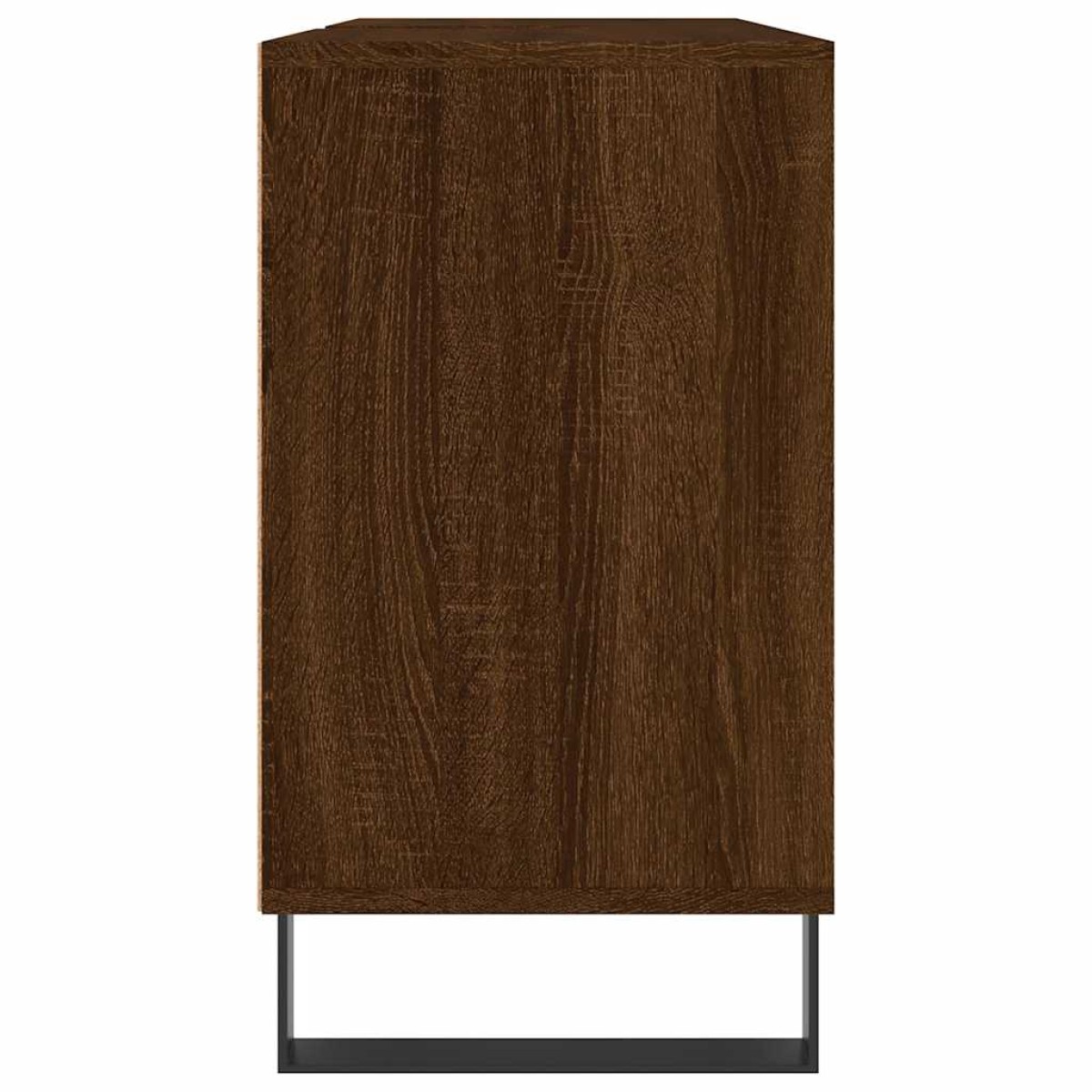 vidaXL Ντουλάπι Μπάνιου Καφέ Δρυς 80 x 33 x 60 εκ. Επεξεργασμένο Ξύλο