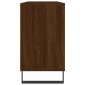 vidaXL Ντουλάπι Μπάνιου Καφέ Δρυς 80 x 33 x 60 εκ. Επεξεργασμένο Ξύλο