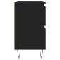 vidaXL Ντουλάπι Μπάνιου Μαύρο 80 x 33 x 60 εκ. από Επεξεργασμένο Ξύλο