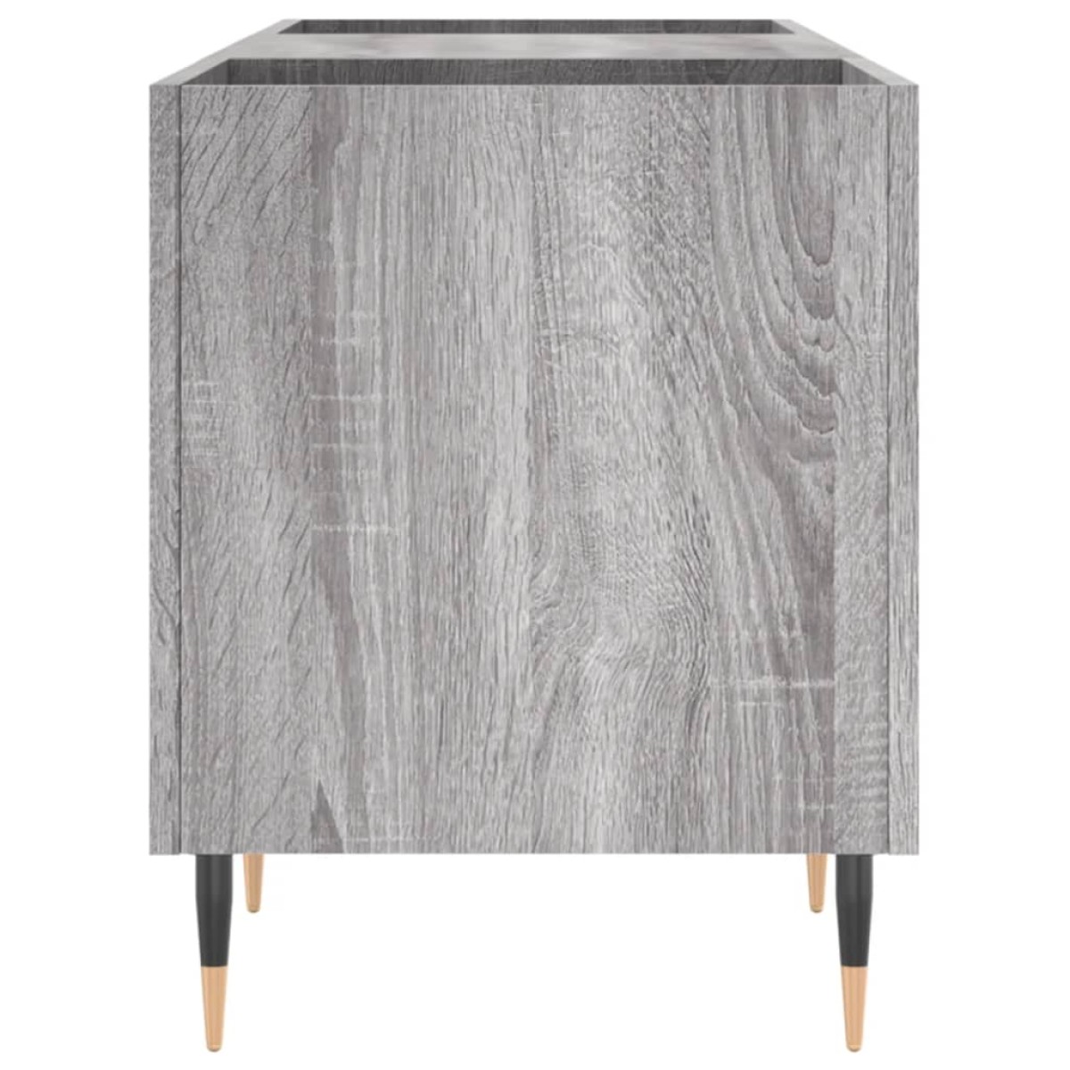 vidaXL Δισκοθήκη Γκρι Sonoma 121 x 38 x 48 εκ. από Επεξεργασμένο Ξύλο