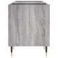 vidaXL Δισκοθήκη Γκρι Sonoma 121 x 38 x 48 εκ. από Επεξεργασμένο Ξύλο