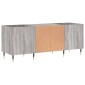 vidaXL Δισκοθήκη Γκρι Sonoma 121 x 38 x 48 εκ. από Επεξεργασμένο Ξύλο