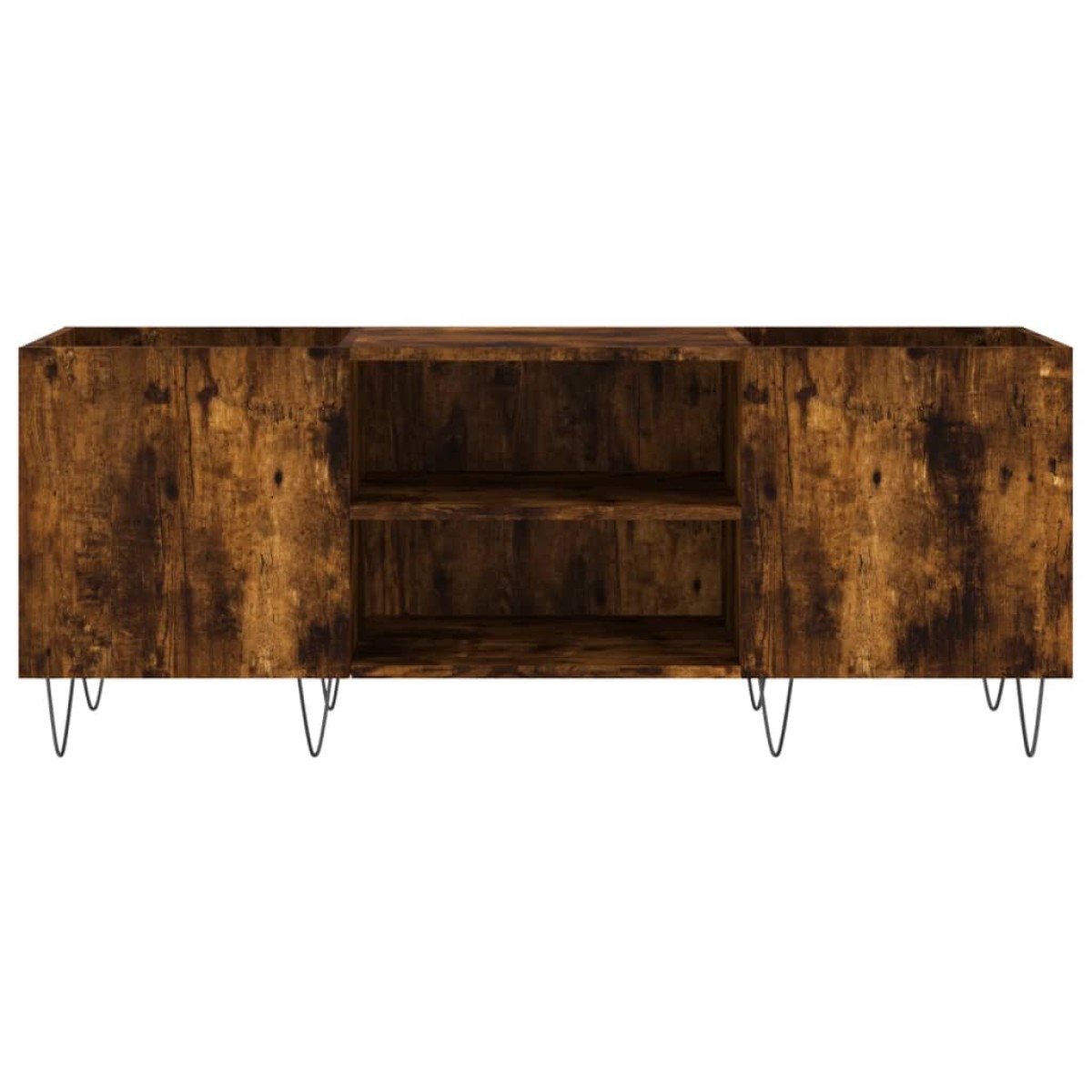 vidaXL Δισκοθήκη Καπνιστή Δρυς 121x38x48 εκ. από Επεξεργασμένο Ξύλο
