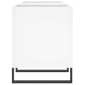 vidaXL Δισκοθήκη Λευκή 121 x 38 x 48 εκ. Επεξεργασμένο Ξύλο