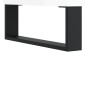vidaXL Δισκοθήκη Γυαλιστερή Λευκή 121x38x48 εκ. από Επεξεργασμένο Ξύλο