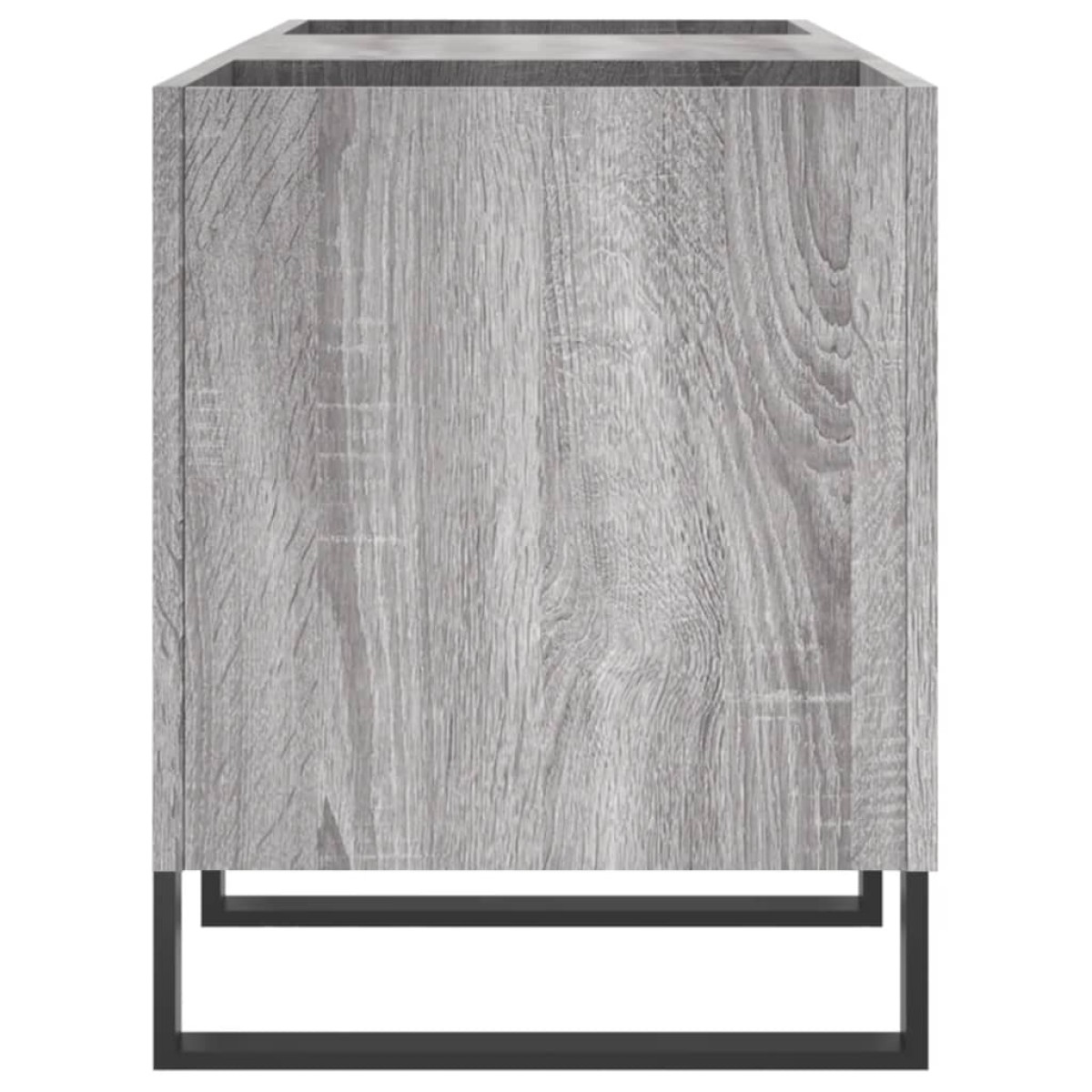vidaXL Δισκοθήκη Γκρι Sonoma 121 x 38 x 48 εκ. από Επεξεργασμένο Ξύλο