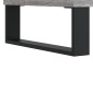 vidaXL Δισκοθήκη Γκρι Sonoma 121 x 38 x 48 εκ. από Επεξεργασμένο Ξύλο