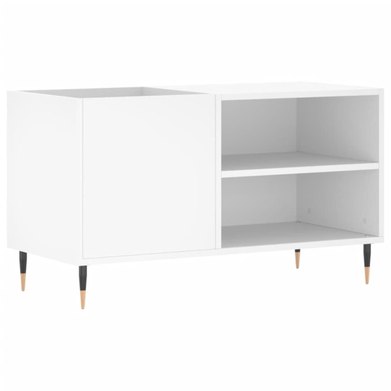 vidaXL Δισκοθήκη Λευκή 85 x 38 x 48 εκ. από Επεξεργασμένο Ξύλο